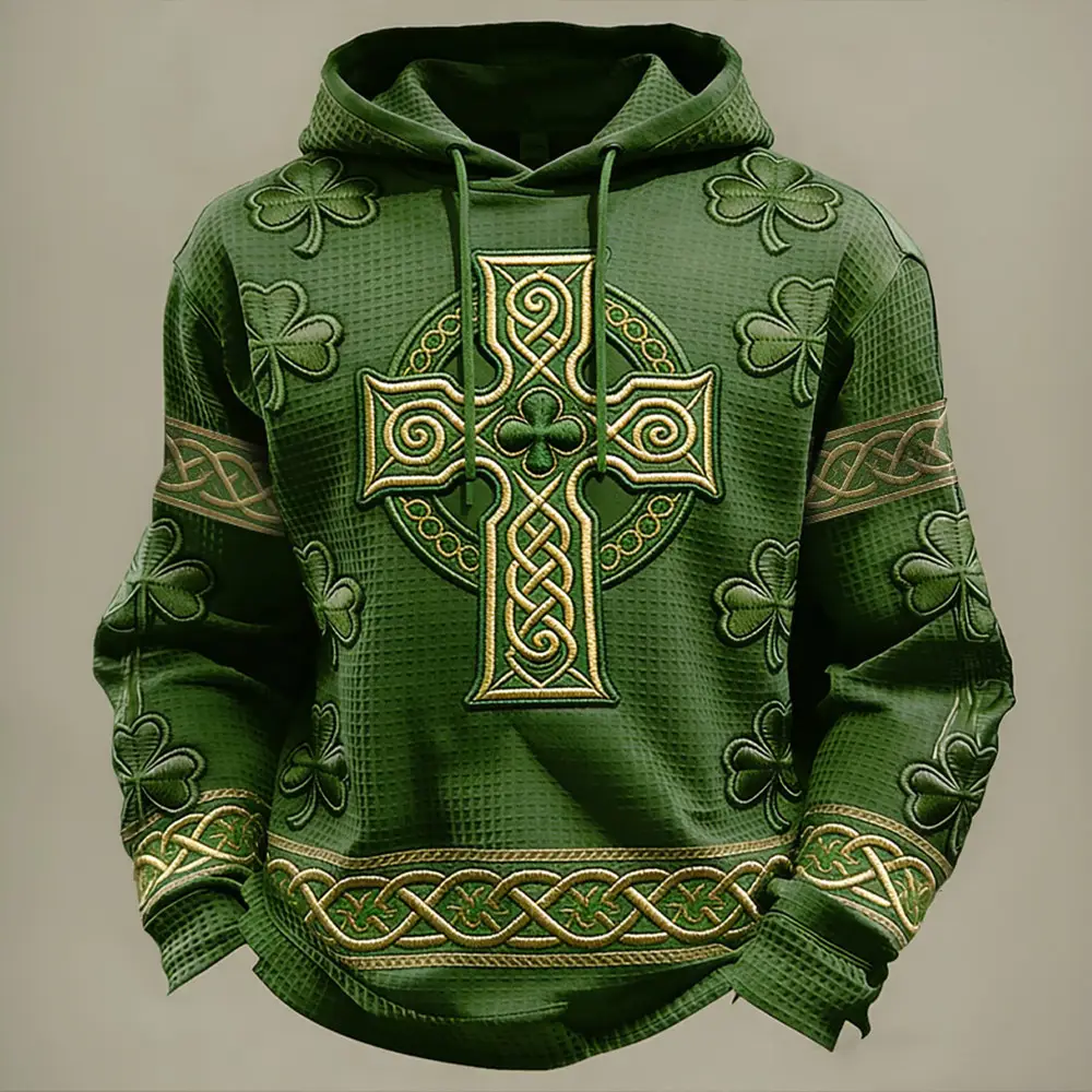 Vintage St. Patrick's Day 2026 Hoodie St Patrick's Outfit Unique Gift For Saint Patrick's Day Vintage St. Patrick's Day 2026 Hoodie St Patrick's Outfit Unique Gift For Saint Patrick's Day - Image 1