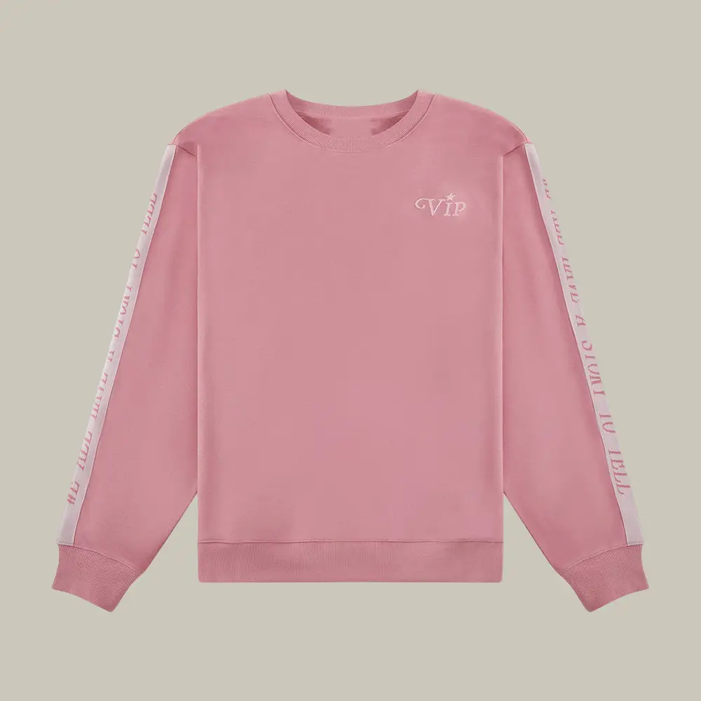 VIP Striped Sweatshirt Very Important People Dropout Apparel Girlfriend Gift Idea