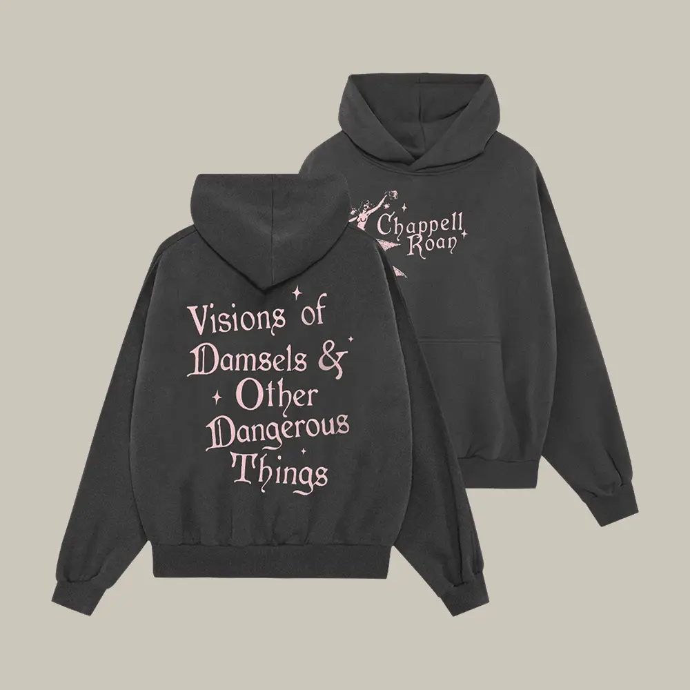 Visions Of Damsels & Other Dangerous Things Hoodie Chappell Roan Hooded Sweatshirt