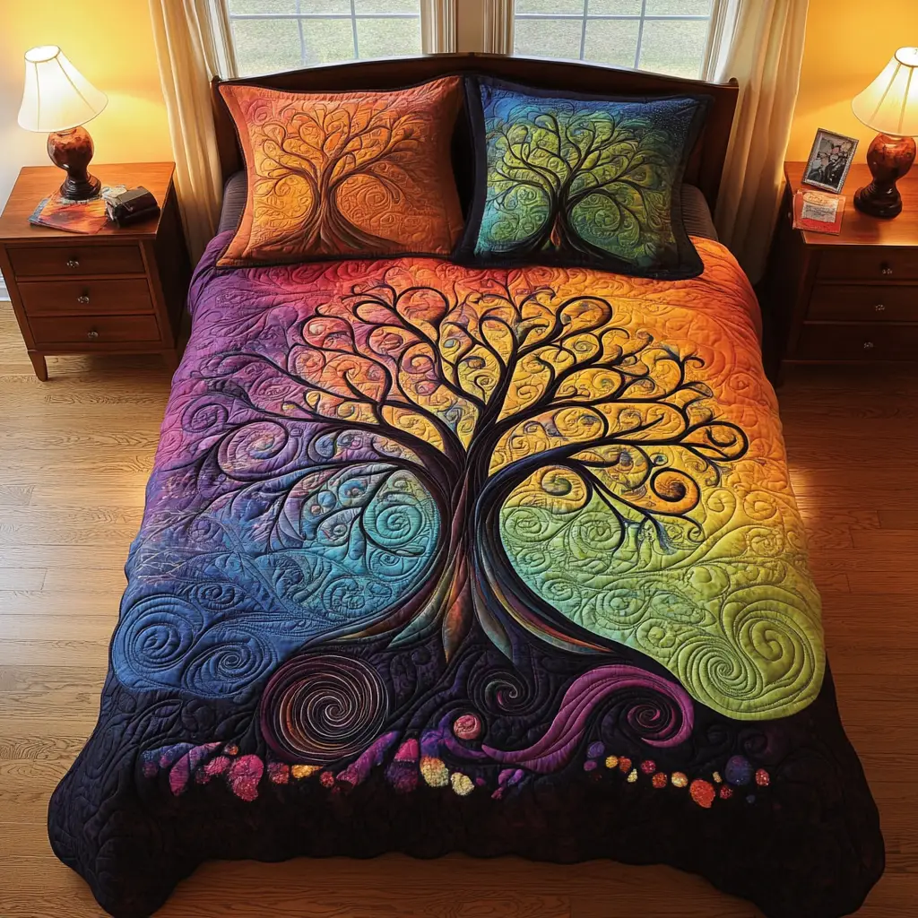 Vivid Life Tree Duvet Cover Set Quilt Bedding Set Bedspread St Patricks Day Gifts For Irish