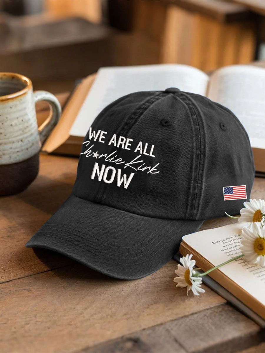Voice Of Freedom Printed Casual Unisex Hat Black The Charlie Kirk Show Merch Voice Of Freedom Printed Casual Unisex Hat Black The Charlie Kirk Show Merch - Image 1