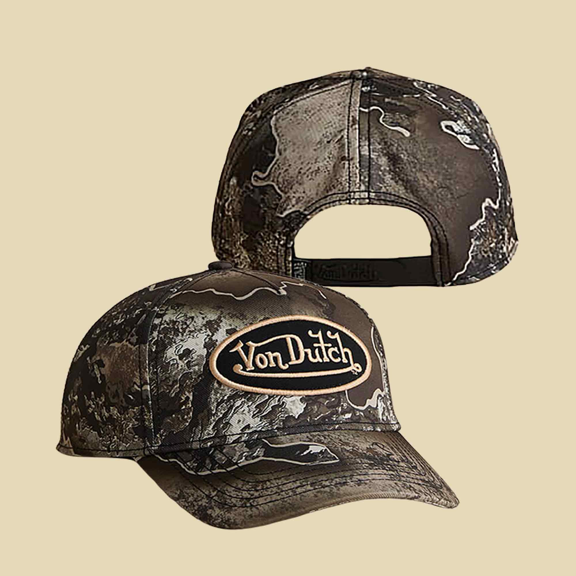 Von Dutch Real Tree Camo Hat Von Dutch Clothing Line Streetwear Outfit Ideas