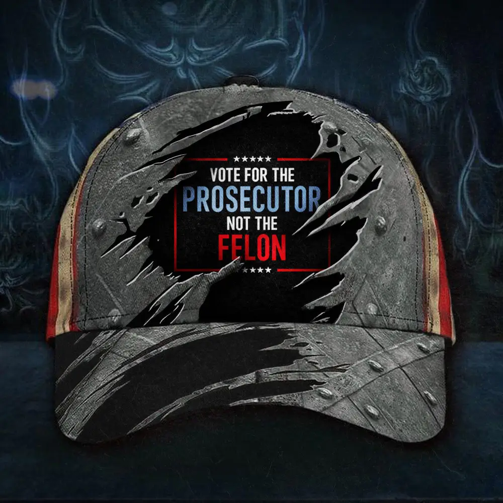 Vote For The Prosecutor Not The Felon Hat Kamala Harris 2024 Hat Vintage Cap