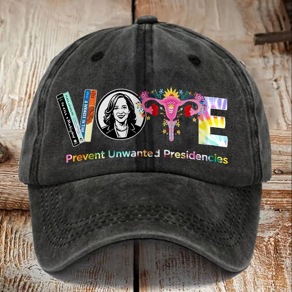 Vote Prevents Unwanted Presidencies Hat Vote For Harris Hat Madam President Cap Feminist Gifts