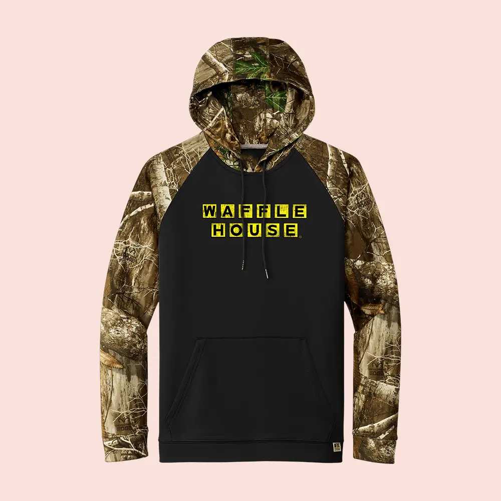 Waffle House Merch Waffle House Realtree Camo Hoodie Unique Gifts For Husband