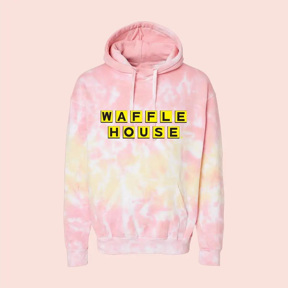 Waffle House Merch Waffle House Tie Dye Hoodie Waffle House Clothing Gifts For Wife