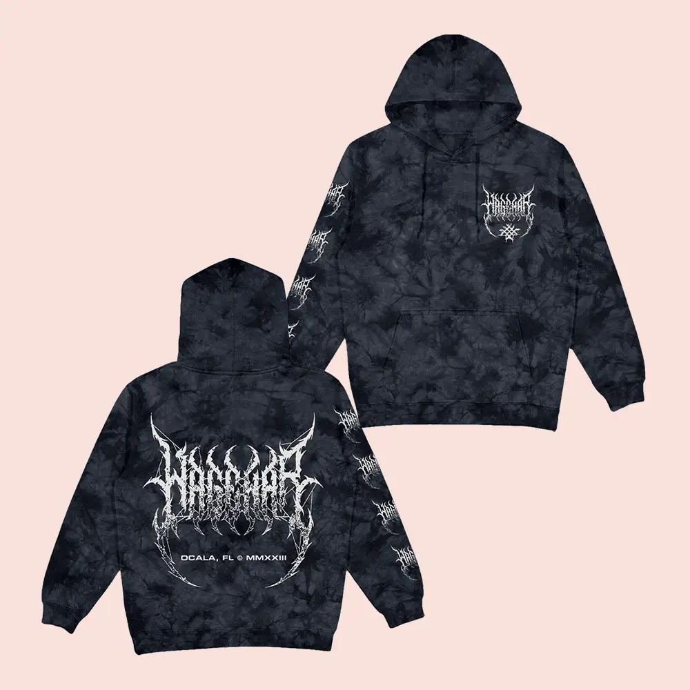 Wage War Merch Heavy Metal Tie Dye Hoodie Wage War Band Merchandise Store