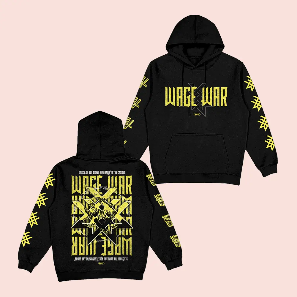 Wage War Merch Official MMXXIV Hoodie Wage War Band Merchandise Fan Apparel Gifts