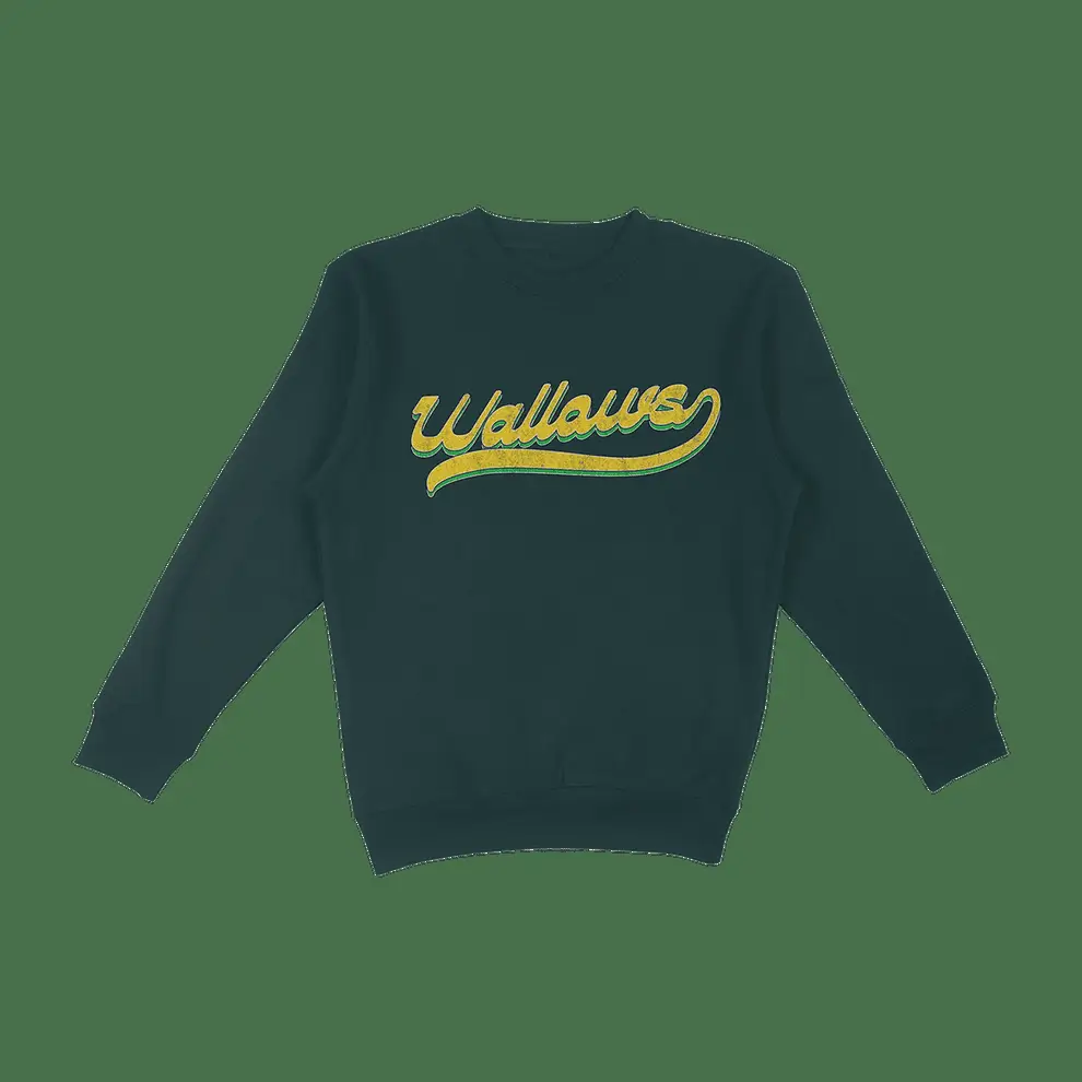 Wallows Tour Merch Baseball Script Crewneck Sweatshirt Concert The Wallows Band Fan Gifts