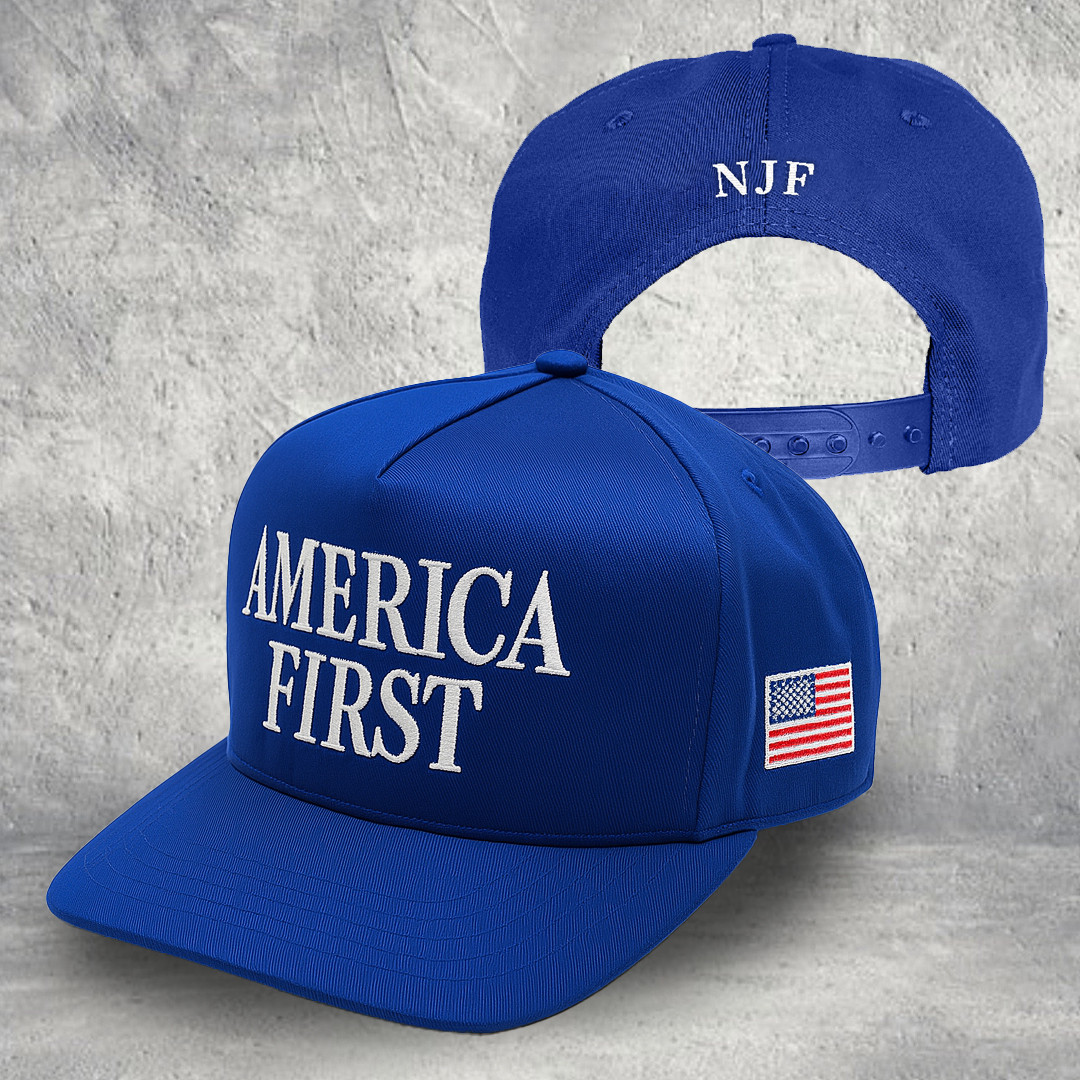 WANGHAF Merch America First Hat Embroidered Nick Fuentes Shop Gift for Brother WANGHAF Merch America First Hat Embroidered Nick Fuentes Shop Gift for Brother - Image 1