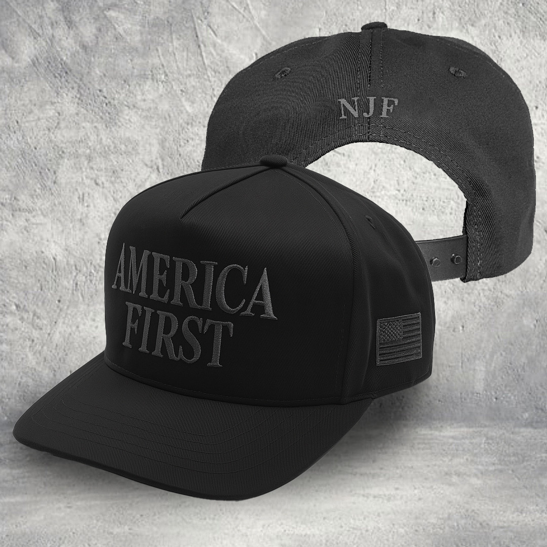 WANGHAF Merch America First Hat Embroidered Nick Fuentes Shop Gift for Him