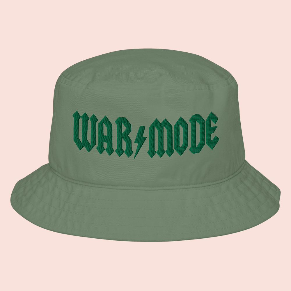 War Mode Merch WM AC DC Organic Bucket Hat Gift For Podcast Listeners