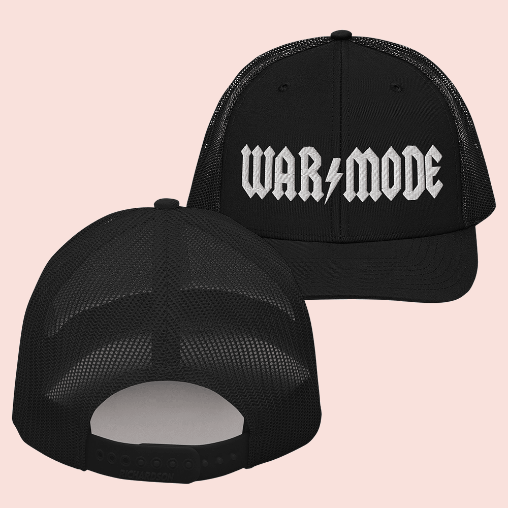 War Mode Merch WM AC DC Trucker Hat Social Commentary Fashion Gift For Women