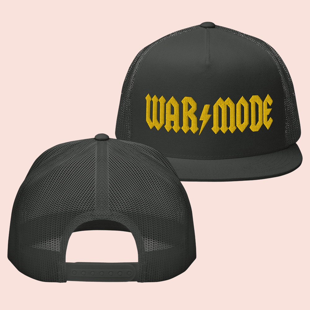 War Mode Merch WM AC DC Trucker Hat War Mode Philadelphia Gear Gift For Him