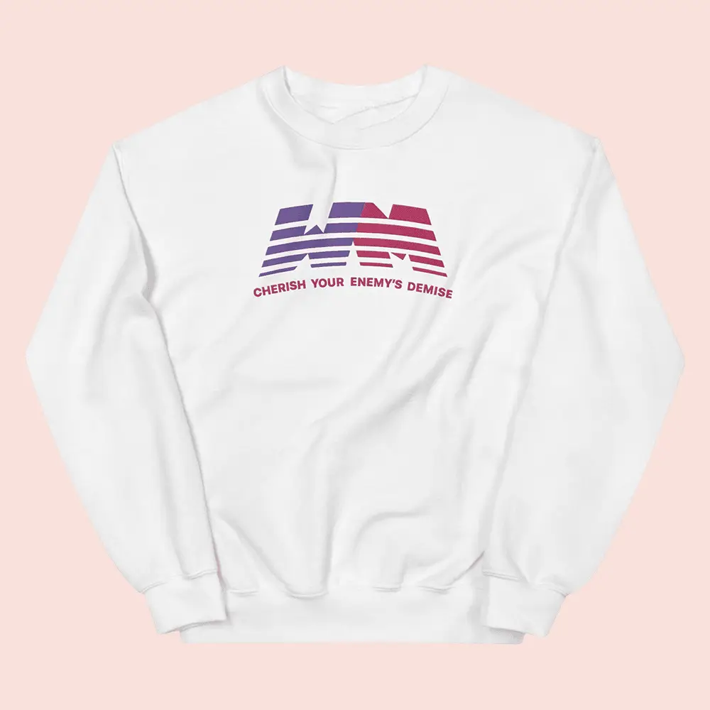 War Mode Merch WM Cherish Embroidered Unisex Sweatshirt Gift For Couples