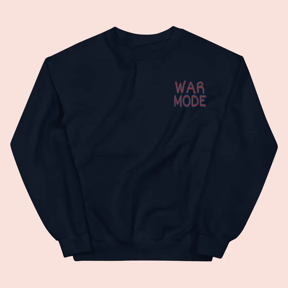 War Mode Merch WM Classic Logo Stacked OTH Embroidered Unisex Sweatshirt Gift For Dad
