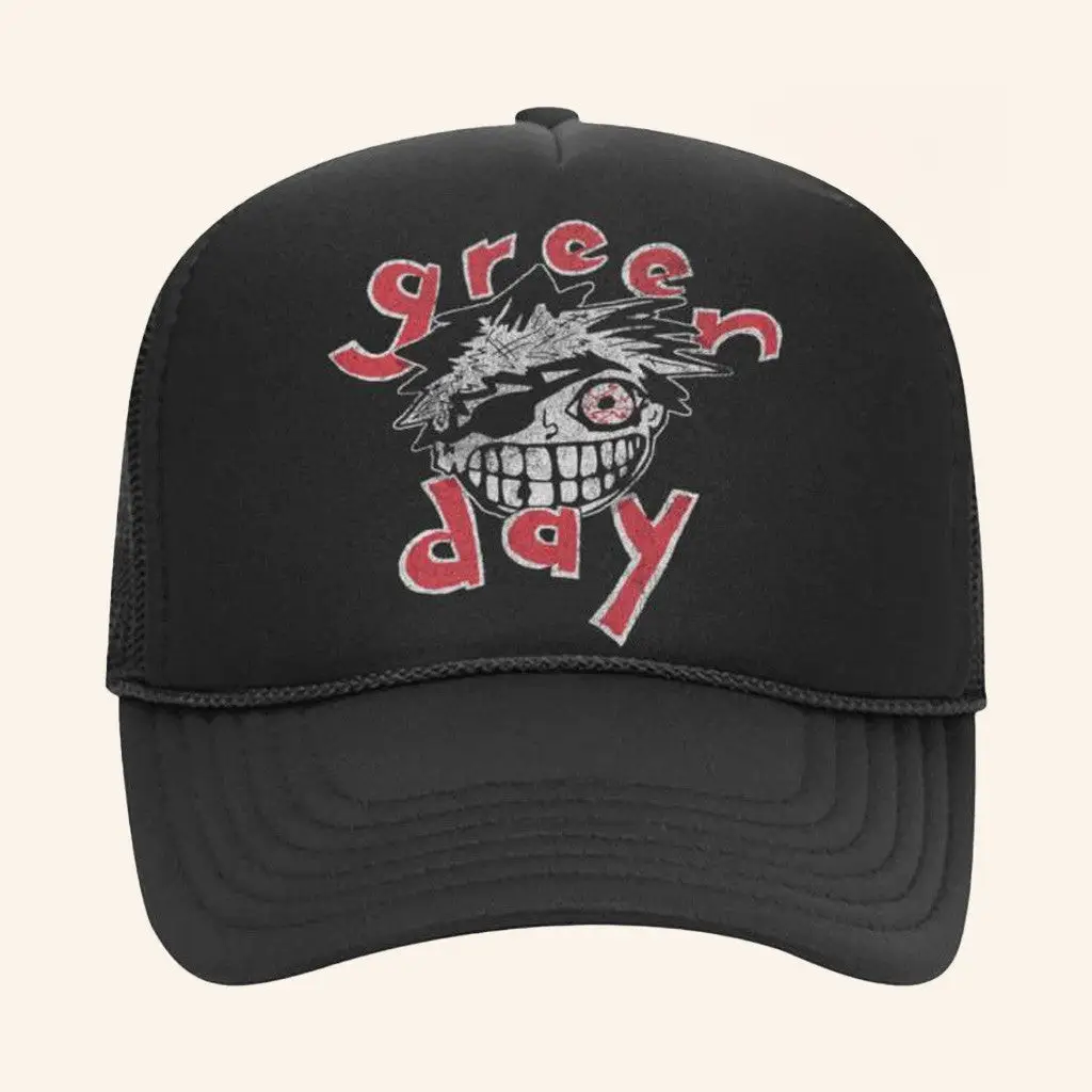 Warner Music Merch Green Day Bastard Trucker Hat Gifts For Him -WearandDecor