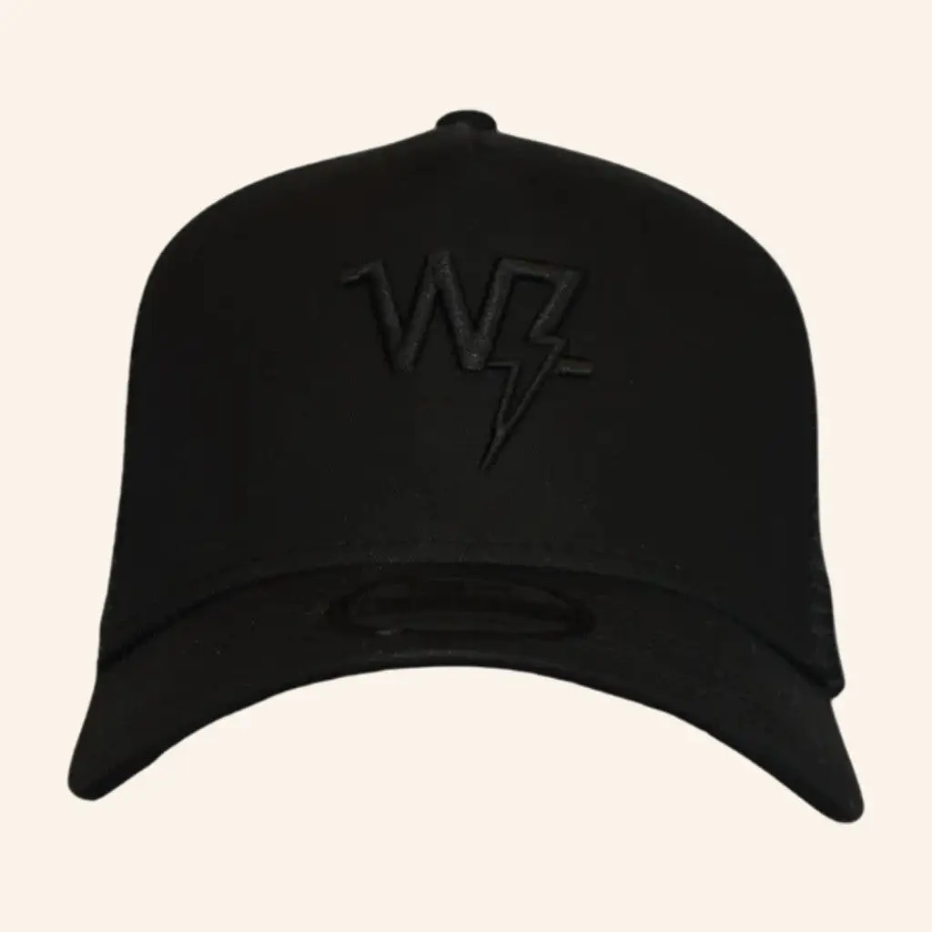 Warren Zeiders Merch Tour 2025 Black On Black Embroidered WZ Hat Him Gifts -WearandDecor