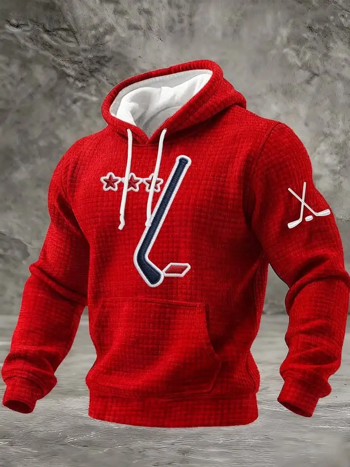 Washington Capitals Hoodie Men's Game Day Sports Clothing Capitals Ice Hockey Merch For Fans