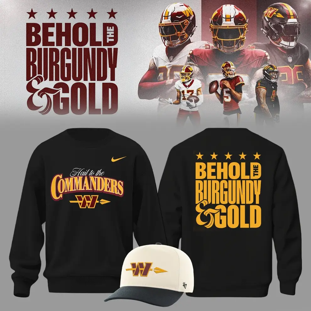 Washington Commanders Merch Hail To The Commanders Sweatshirt Gift For Father's Day