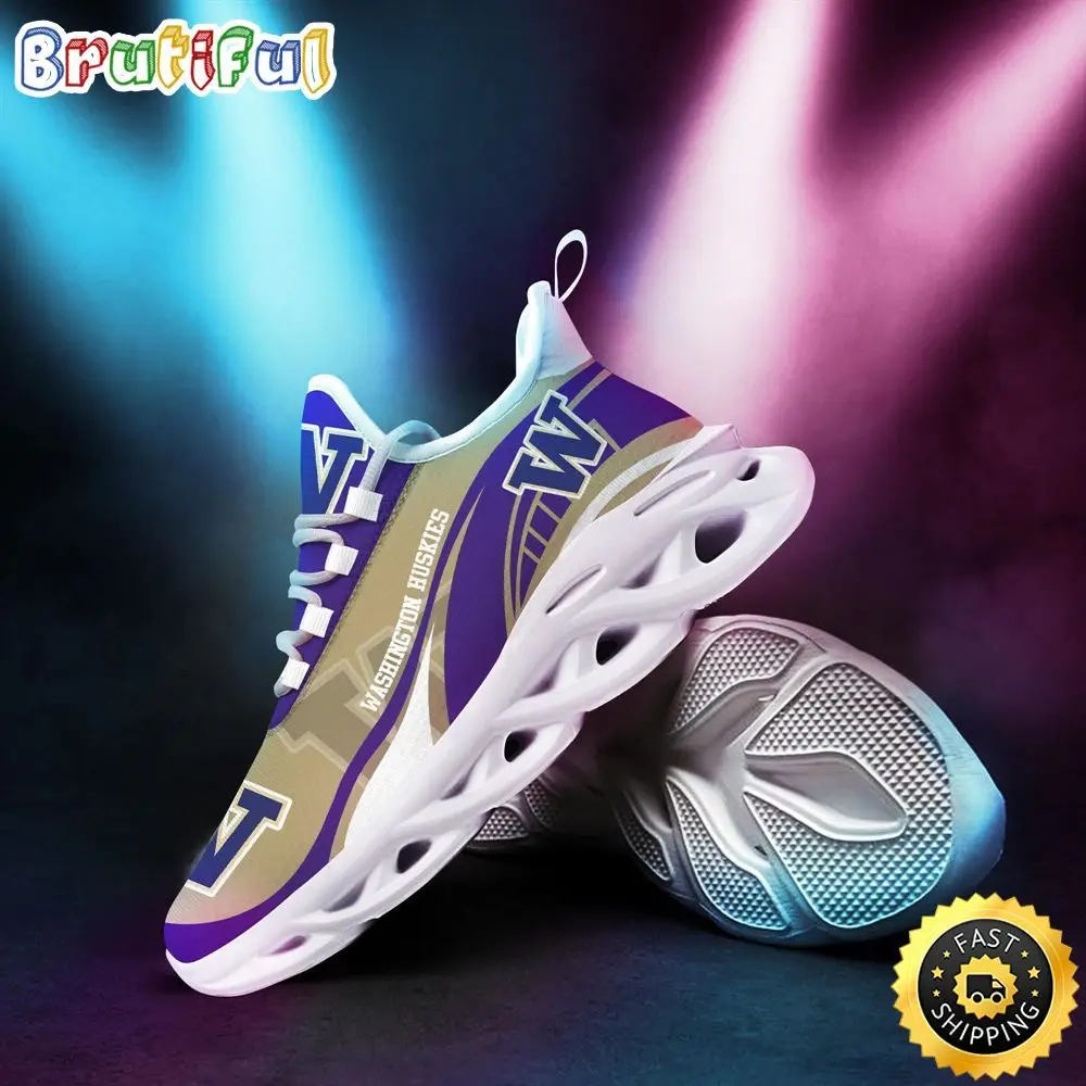 Washington Huskies Sneakers Max Soul Shoes Elevate Your Every Step Washington Huskies Sneakers Max Soul Shoes Elevate Your Every Step - Image 1