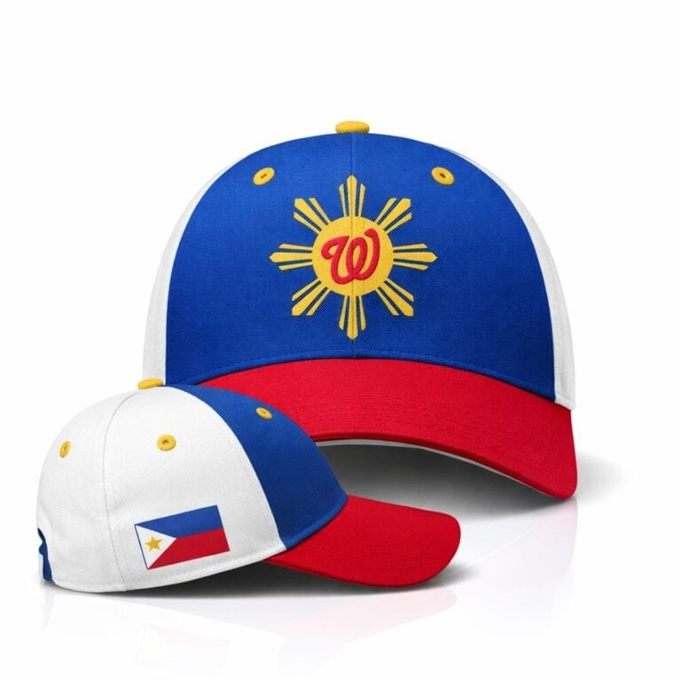 Washington Nationals Filipino Heritage Day Hat 2026 Giveaway Cap Merch Gifts For Fans