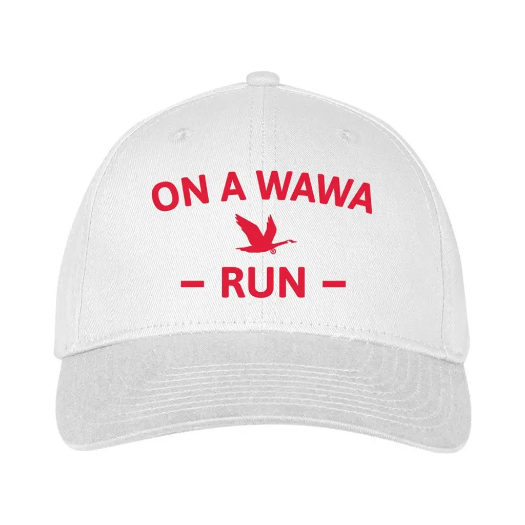 Wawa Merch On A Wawa Run Embroidered Hat Best Gifts For Husband Wawa Merch On A Wawa Run Embroidered Hat Best Gifts For Husband - Image 1