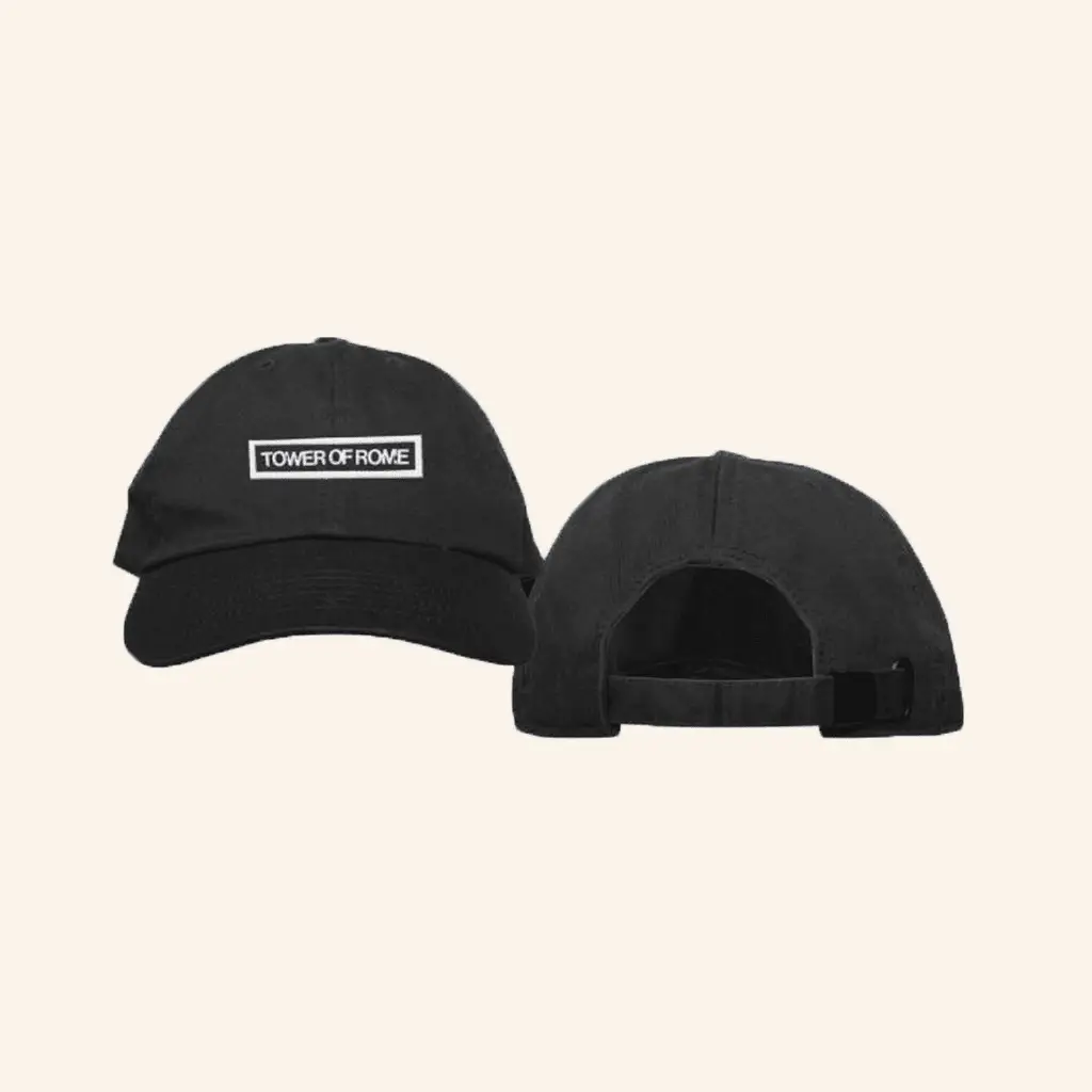 Wax Vessel Merch Embroidered Tower Of Rome Hat Gifts For Father -WearandDecor