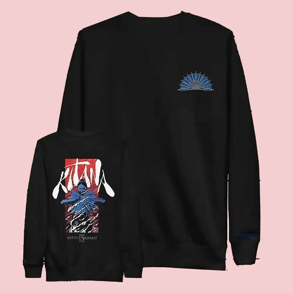 Wb Mortal Mortal Kombat II Kitana Sweatshirt Mort Garson Merch Gift For Granddaughter's