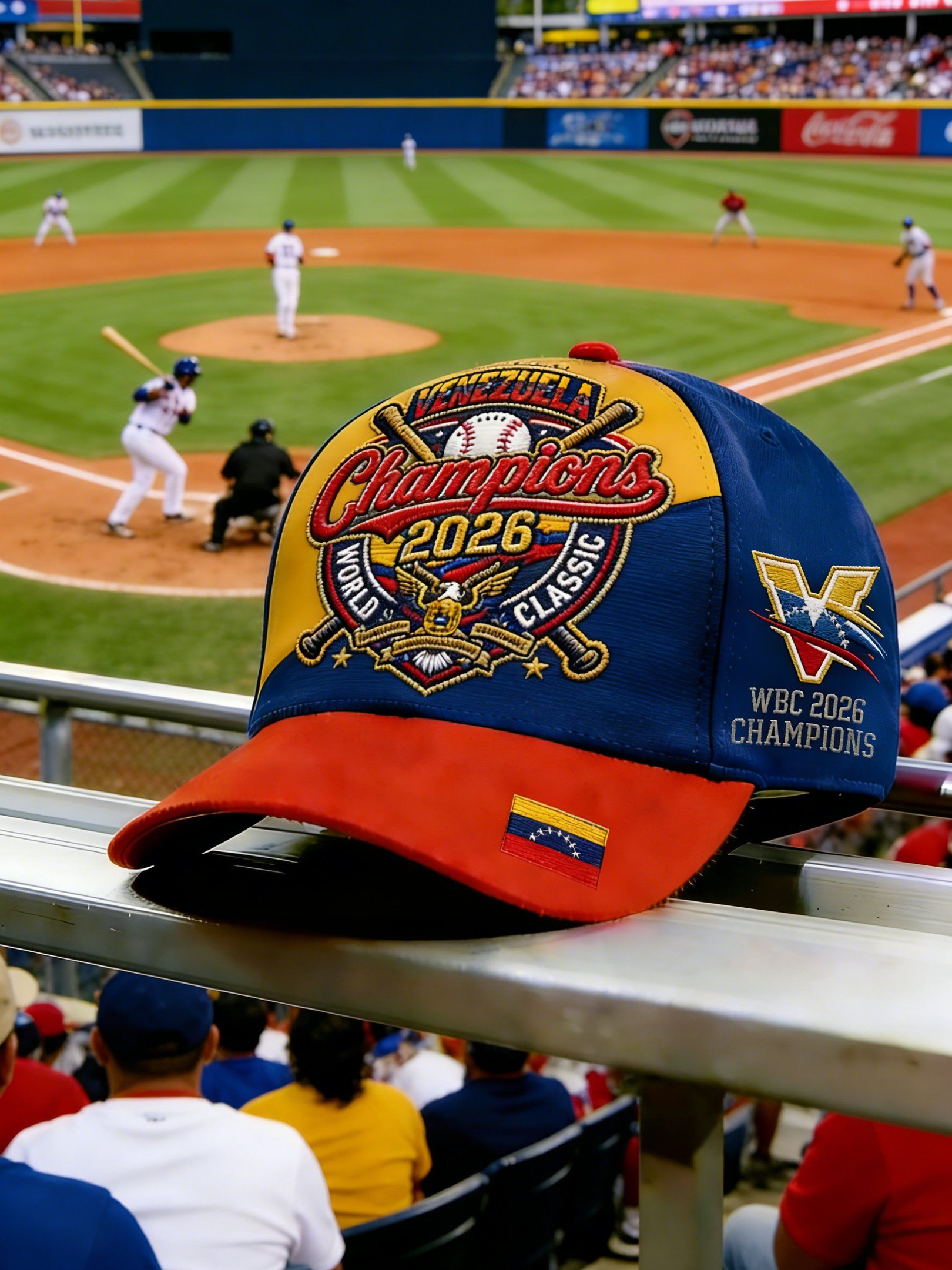 WBC 2026 Champions Baseball Cap Venezuela Flag And Eagle Hat Gift Ideas For Baseball Lover