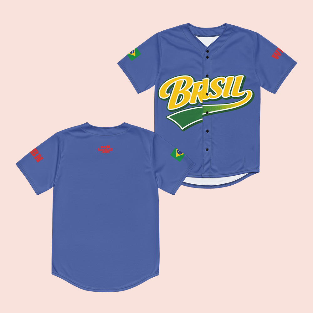 WBC Merch 2026 Brazil World Baseball Network Classic 2026 Jersey Brazil Baseball Merch For Fan