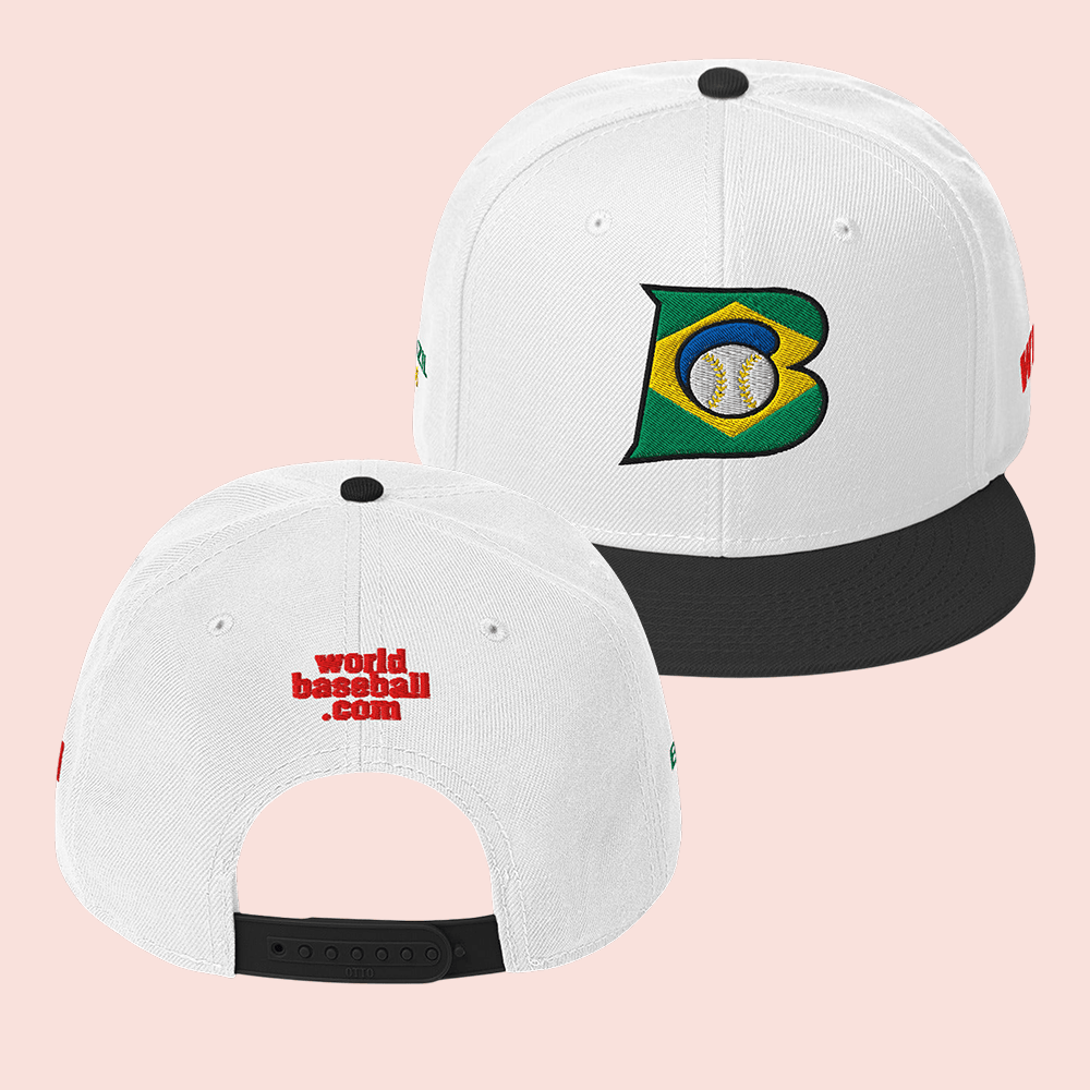WBC Merch 2026 Brazil World Baseball Network Classic 2026 Snapback Hat Brazil Baseball Merch