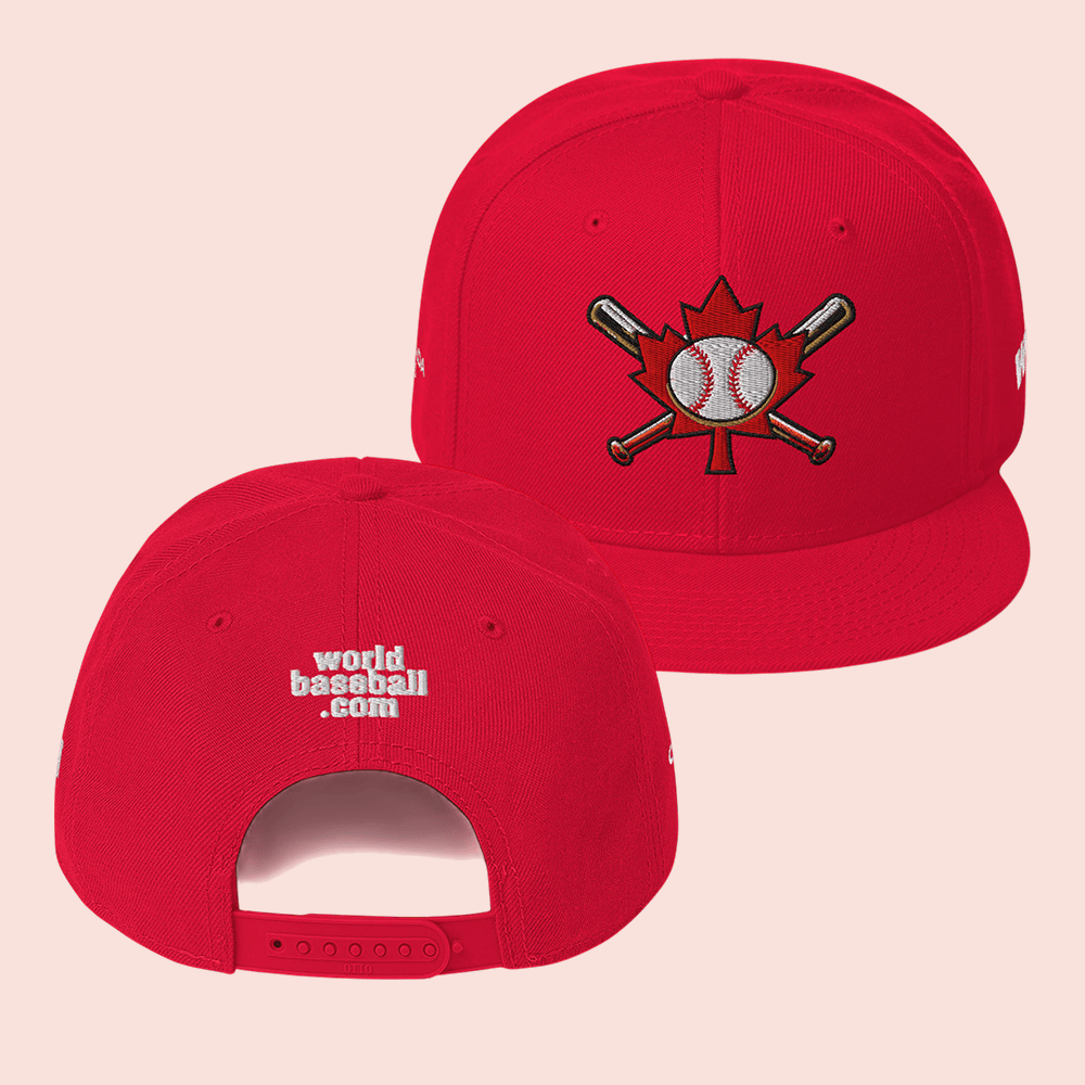 WBC Merch 2026 Canada World Baseball Network Classic 2026 Snapback Hat Canada Baseball Merch