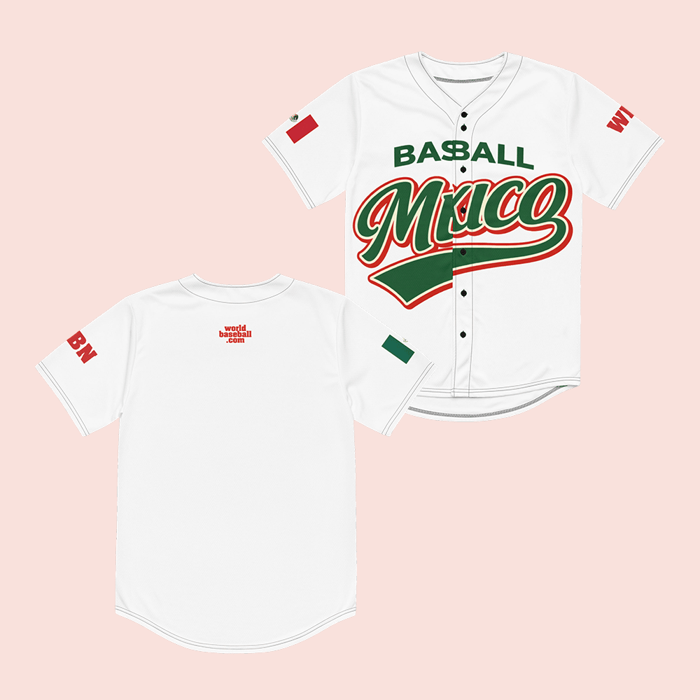 WBC Merch 2026 Mexico World Baseball Network Classic 2026 Jersey Mexico Baseball Merch White