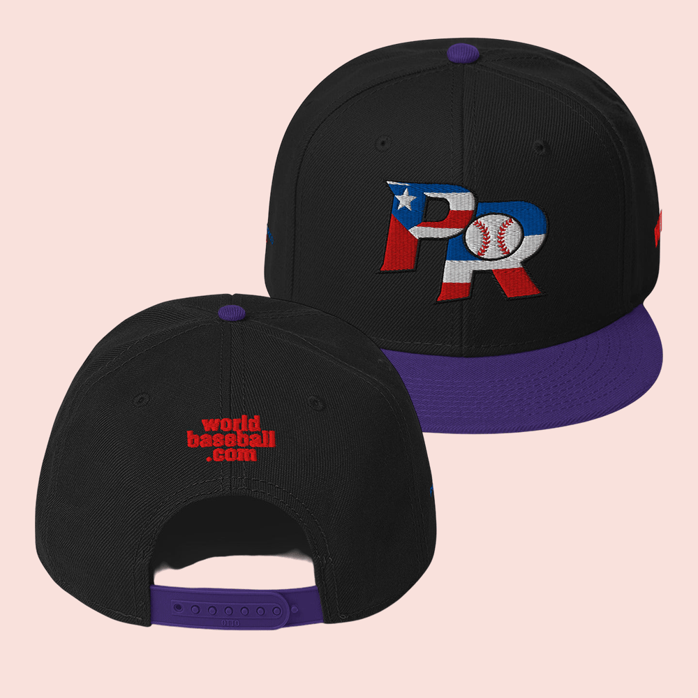 WBC Merch 2026 Puerto Rico World Baseball Network Classic 2026 Snapback Hat PR BasebalL Merch