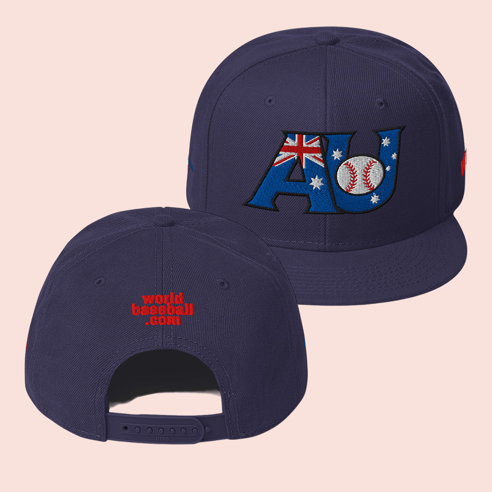 WBC Merch Australia World Baseball Network Classic 2026 Snapback Hat Game Day Merch Fan Gear