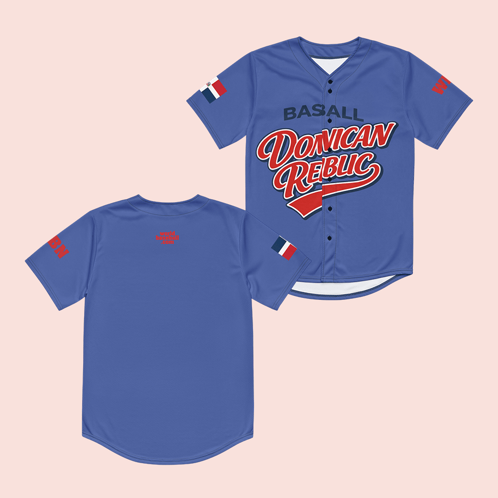 WBC Merch Dominican Republic World Baseball Network Classic 2026 Jersey DR Baseball Merch