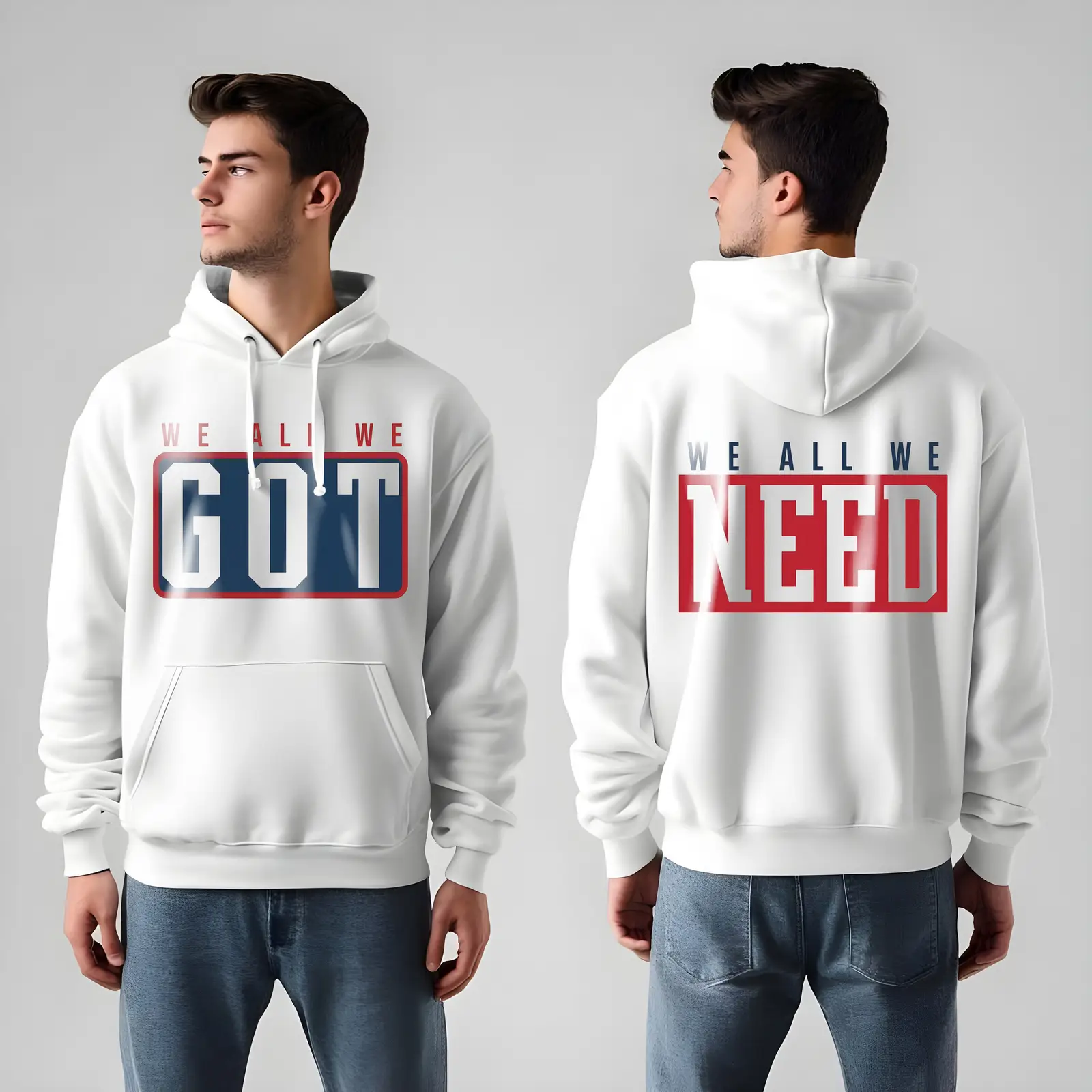 We Are All Patriots Hoodie We All We Need We All We Got Hoodie Game Day Gift
