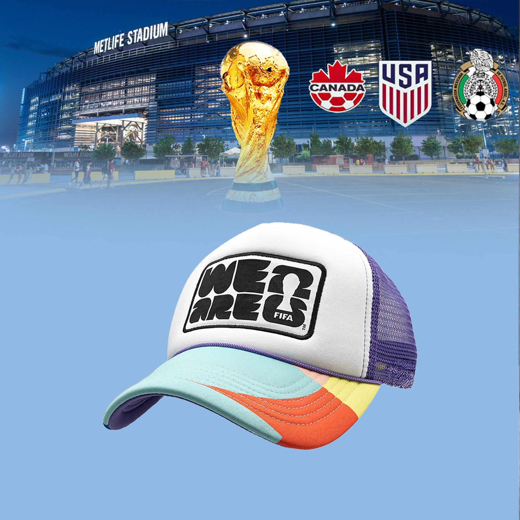 We Are Foam Trucker Hat FIFA World Cup 2026 Baseball Cap Gift For Football Lovers