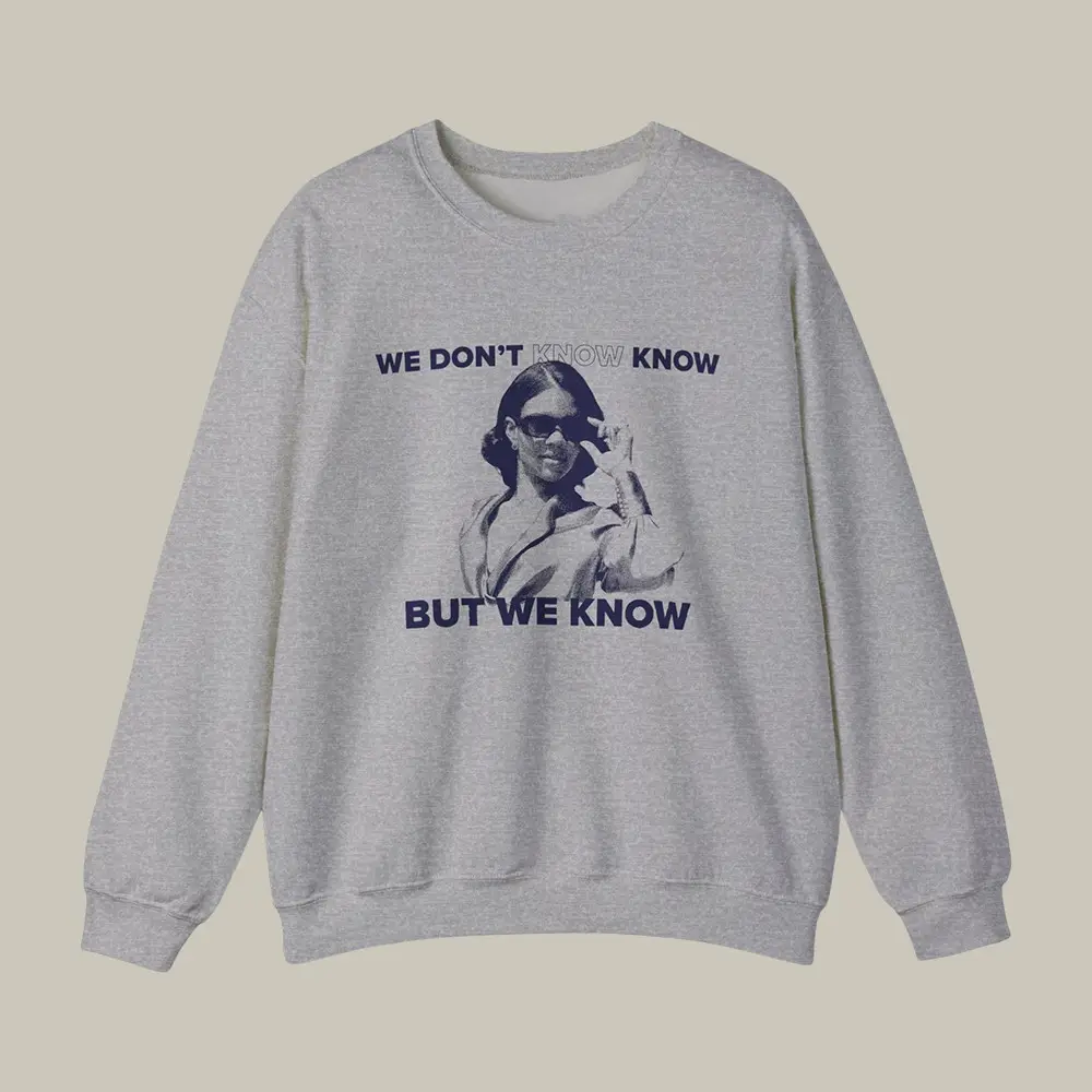 We Know Glasses Sweatshirt Candace Owens Apparel Political Gift Idea For Wife