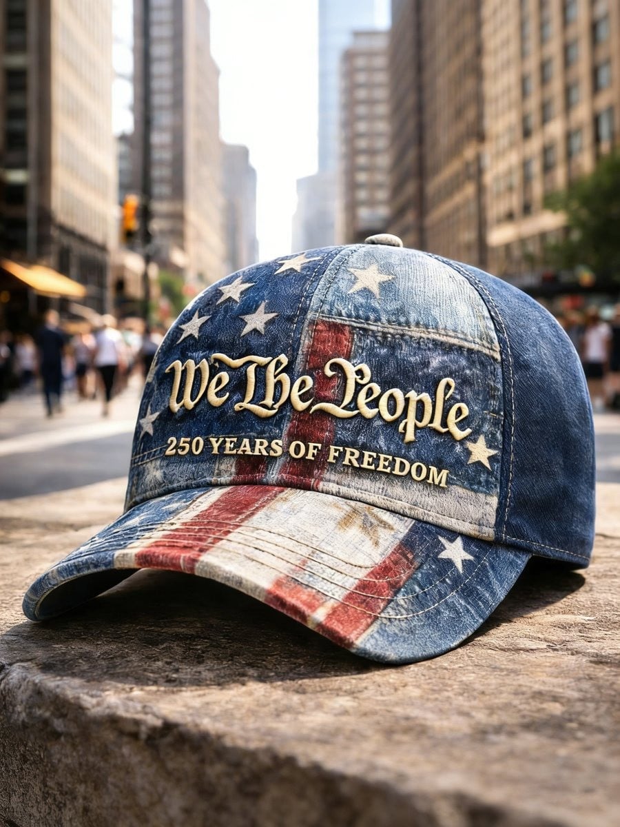 We The People Hat Bald Eagle Graphic 250 Years of Freedom Unisex Gift for Patriots