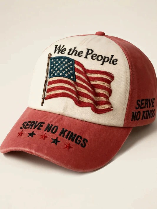 We The People Serve No Kings Hat No Kings In America Dad Hat Patriotic Gifts For Men