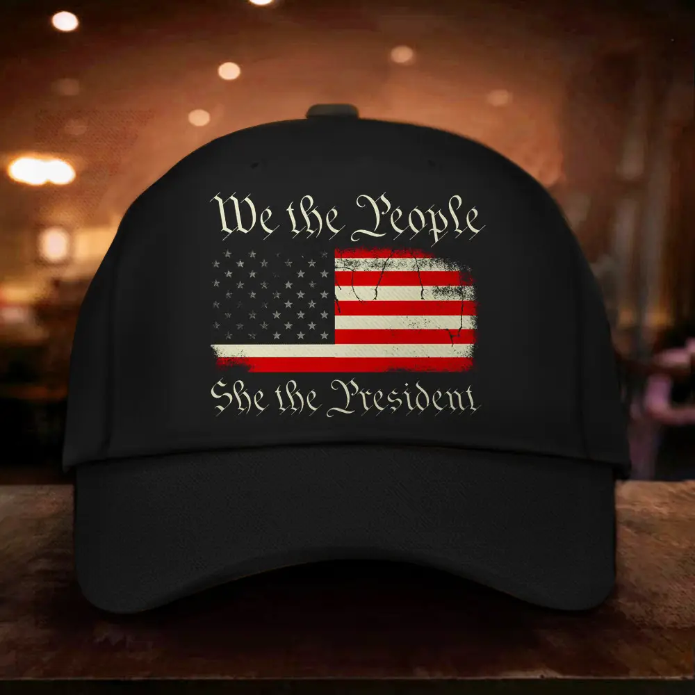 We The People She The President Hat Kamala For President Hat Democrat Merchandise