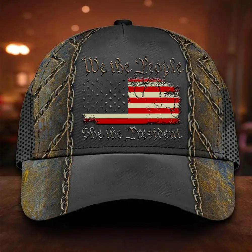 We The People She The President Hat Kamala Harris For President Hat Democrat Cap