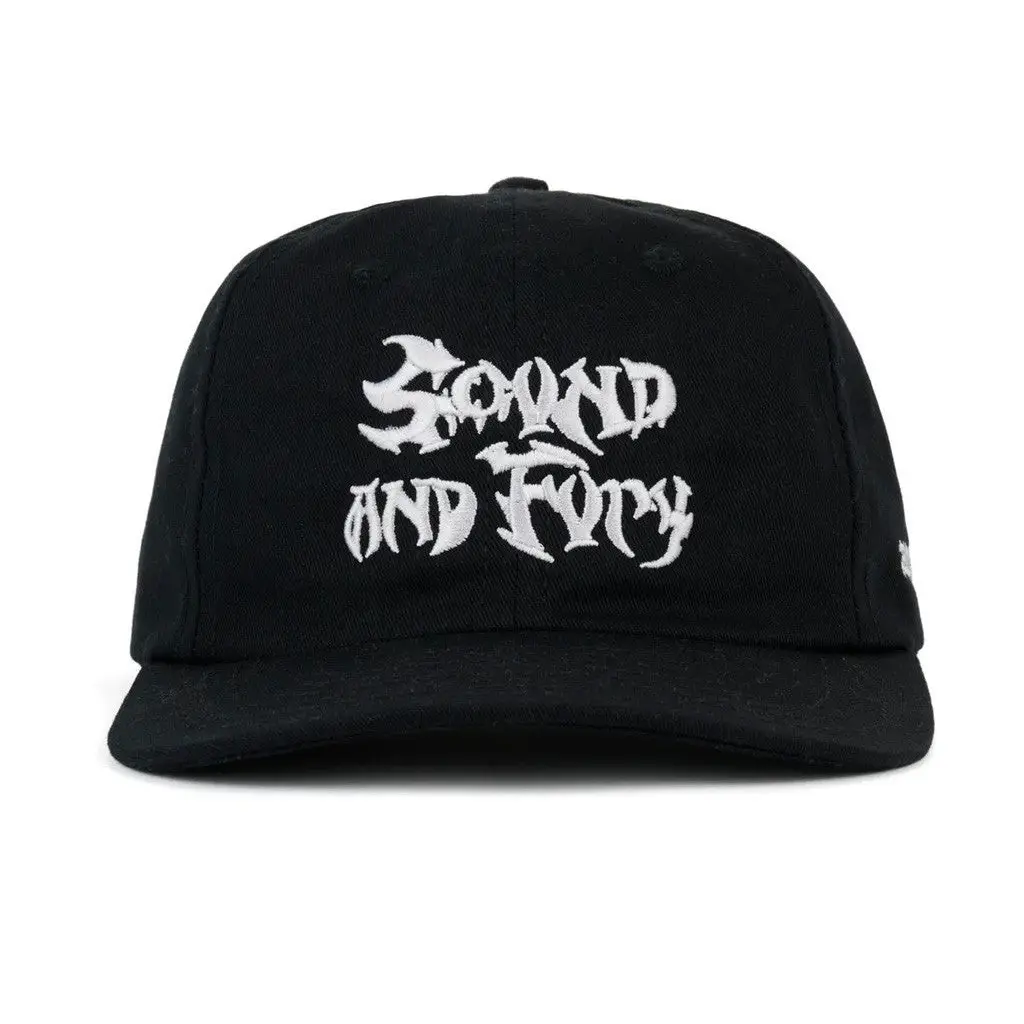 Wearebraindead Merch Sound And Fury 2025 6 Panel Black Hat Gifts For Dad -WearandDecor
