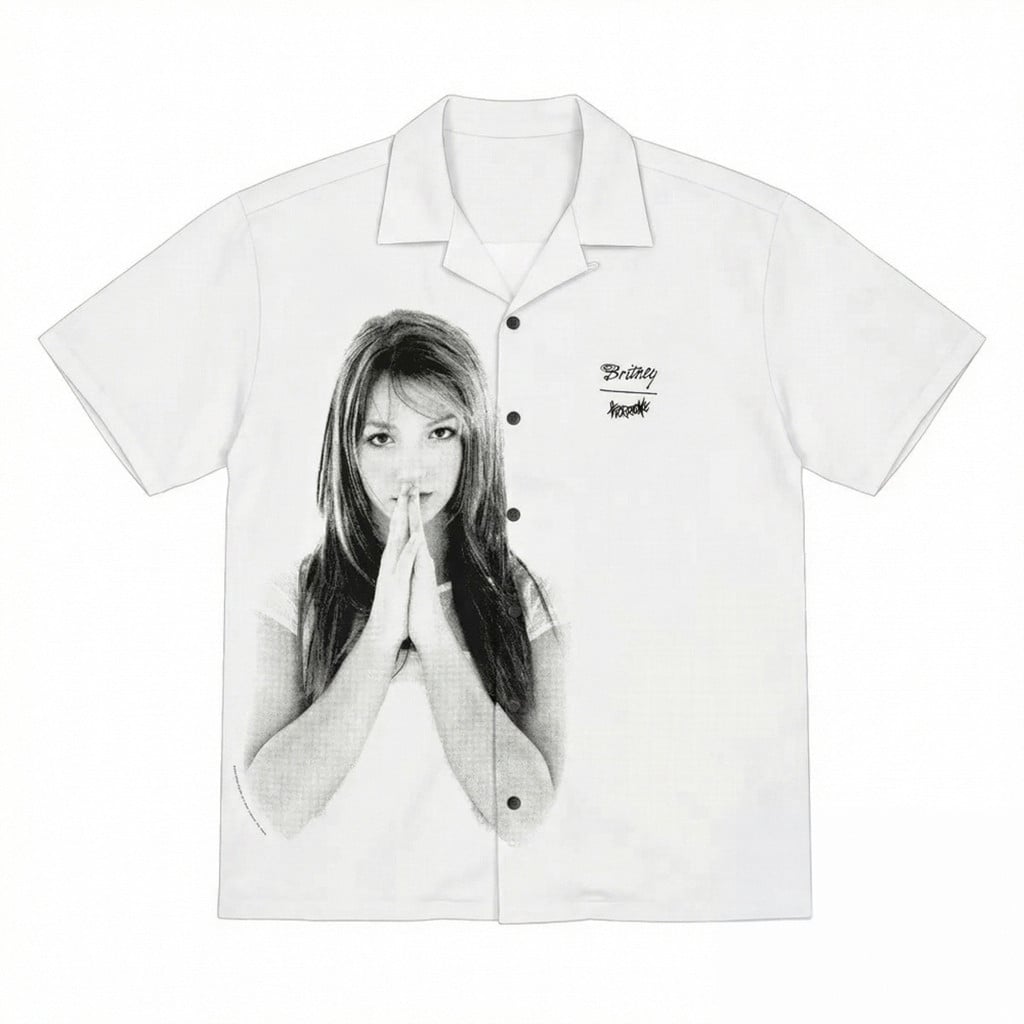 Welcome X Britney Spears Praying Hands Hawaiian Shirt Britney Spears Merch Music Fan Gifts