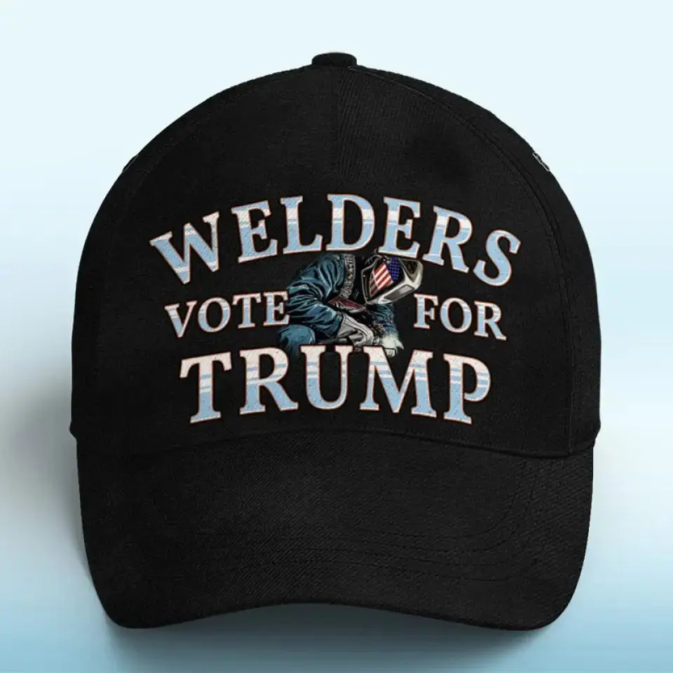 Welders Vote For Trump Hat Donald Trump 2024 Patriot Hat Support MAGA Merch Gifts For Welders