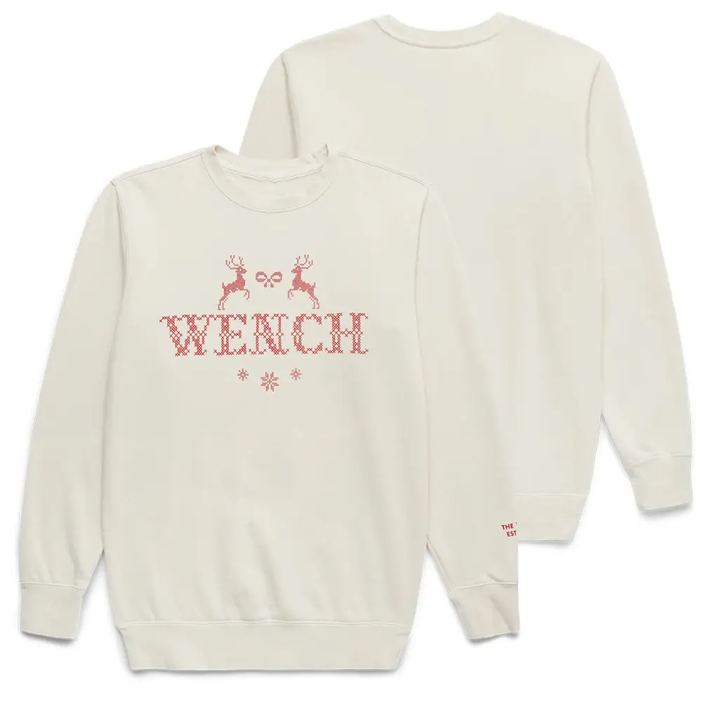 Wench The Toast Podcast Sweatshirt Jackie And Claudia The Toast Podcast Merch
