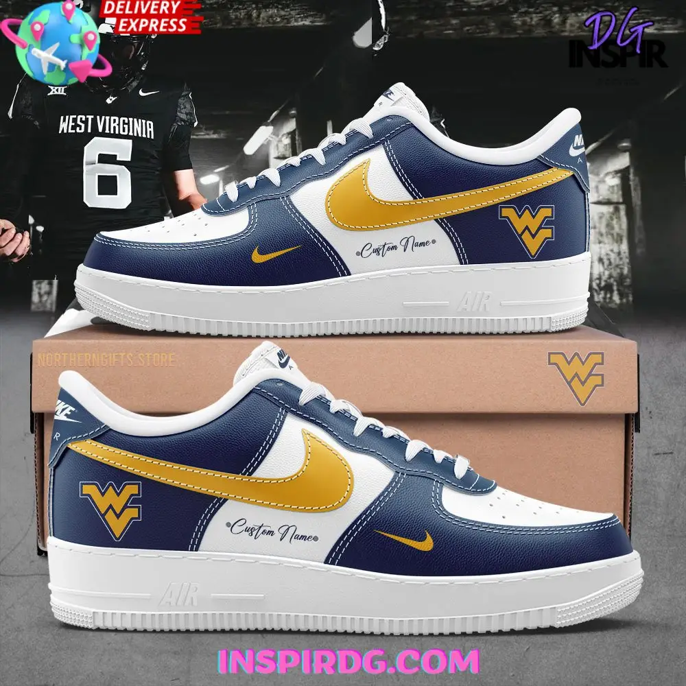West Virginia Mountaineers Custom Air Force 1