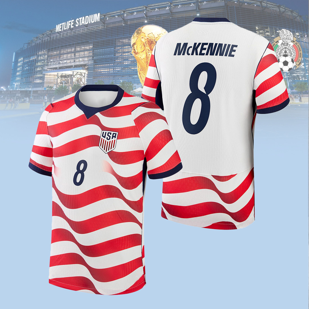 Weston McKennie Jersey Shirt FIFA World Cup 2026 USA Clothes Gift For Friends